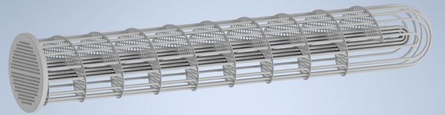 螺旋折流板管壳式换热器管孔的加工方法